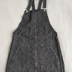 Topshop Moto Denim Overall Dress - Size 4